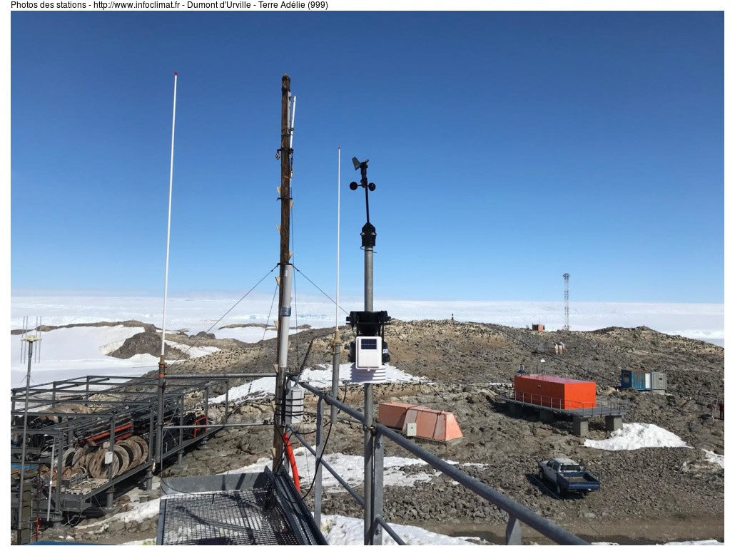 Real Time Weather Data for French Researchers in Antarctica
