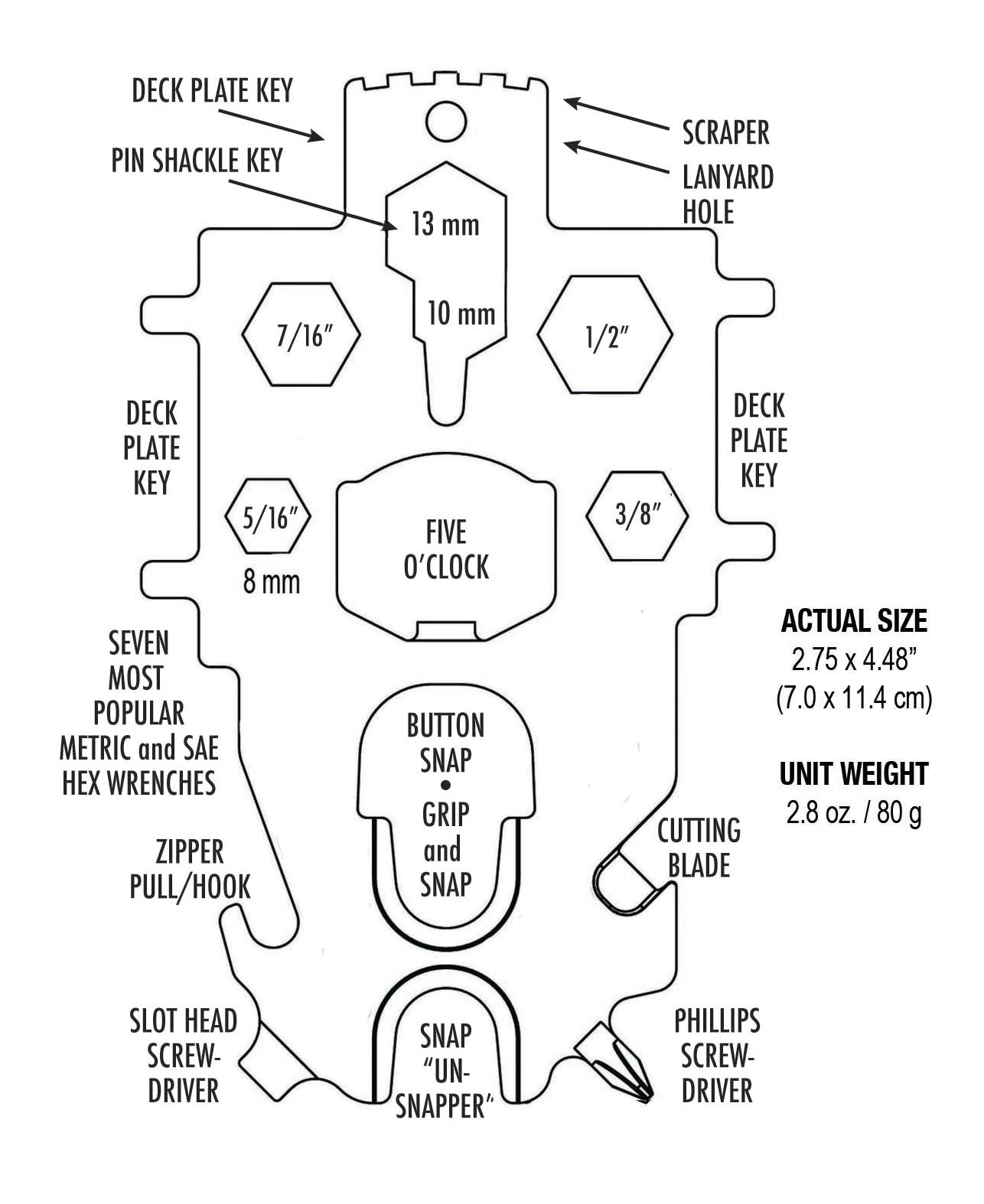 Snap Tool Multi-Key - SKU 382